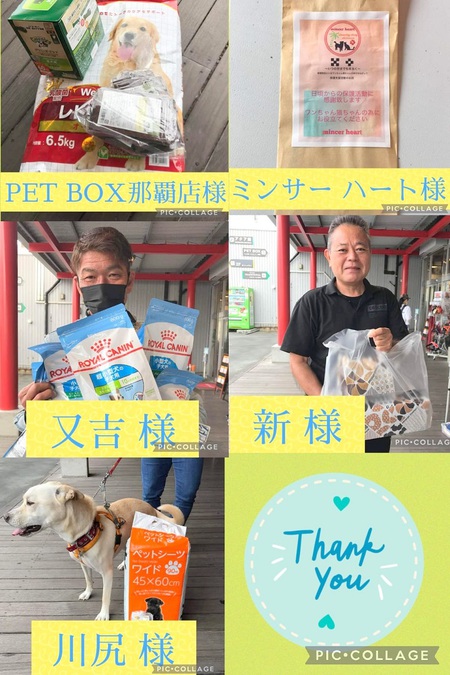 5月1日 ワン Sサポート譲渡会 にての支援物資とご寄付のご報告 ただただ 感謝です 犬や猫たちが 住みやすい 心豊かな町 にしたい