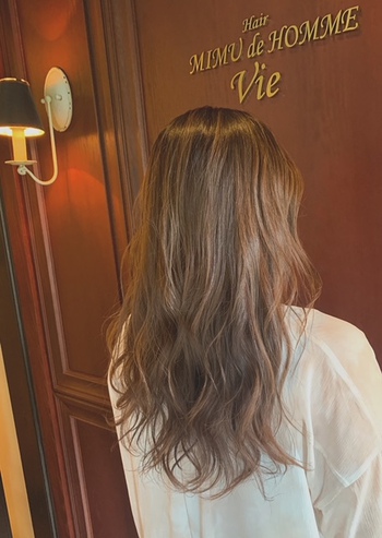 ロングスタイル！艶と潤いは・・・
