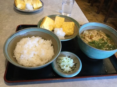 まるふく 上富田のうどん屋でだし巻き卵 うんぼくたべるよ Gadogadojpの旅と食のブログ