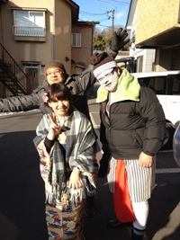 いざ、山田南小学校へ 2012/02/21 10:23:05