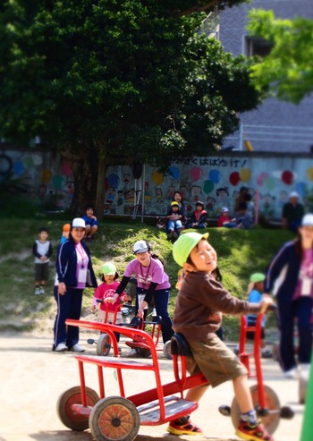 ミニ親子運動会。