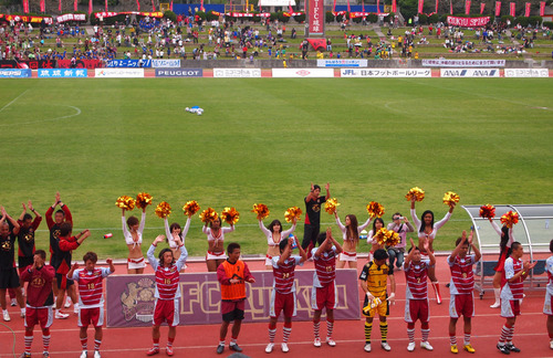 FC琉球ホーム初戦。