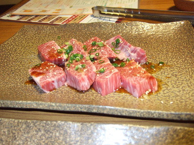 「たけさん亭」の焼肉