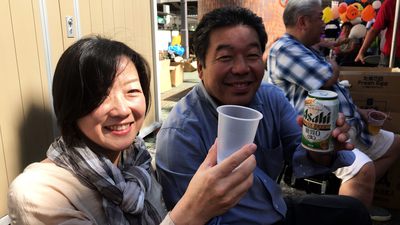 【松戸まつり2018】　路上民謡酒場風三線ライブ＠千葉沖縄県人会ブース