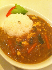 水菜とボロボロ豆腐のカレー 2011/12/15 14:04:15