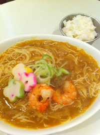 海老のカレー煮麺 2011/12/29 17:40:21