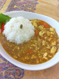 島豆腐とマコモダケのカレー 2012/05/10 15:10:27