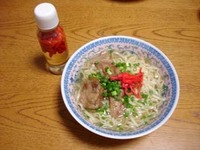 家で沖縄そば 2006/06/23 23:24:14