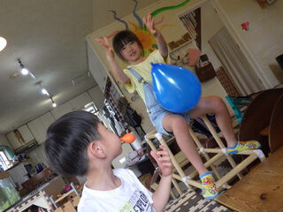 5/4 お散歩さんぽ♬と風船あそび♫