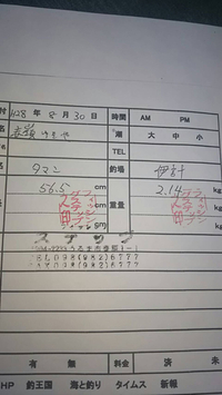 釣果報告 2016/09/01 02:34:22