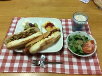 今日はパン。