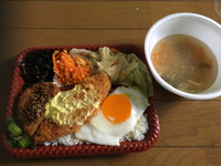 お昼の弁当 2016/07/04 07:23:00