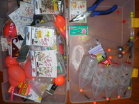釣り道具の手入れ