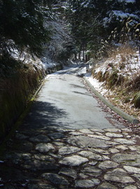 朽木街道、鯖街道：安曇川と比良山と