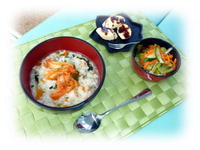 鶏クッパのごちそうレシピ☆in沖縄ダイビングシープレイス 2009/11/09 20:16:26