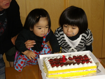 昨日は姪っ子みなみの一歳誕生祝い