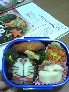 キャラ弁 ドラえもん 働く主婦shimoママ のひとりごと