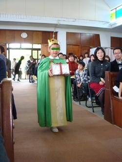幼稚園で・・・
