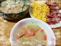 親父の朝ご飯！