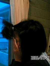 髪型がアアアア! 2006/01/21 17:54:00
