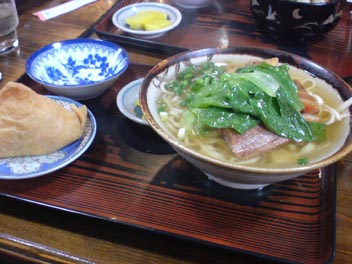 「おおしろそば」。