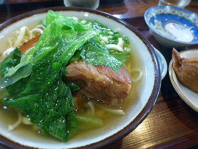 「おおしろそば」。