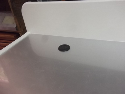 ガラス細工の作業台