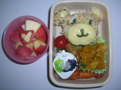 クマさん弁当（＠＾－＾＠）♪