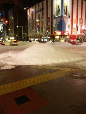 札幌の雪