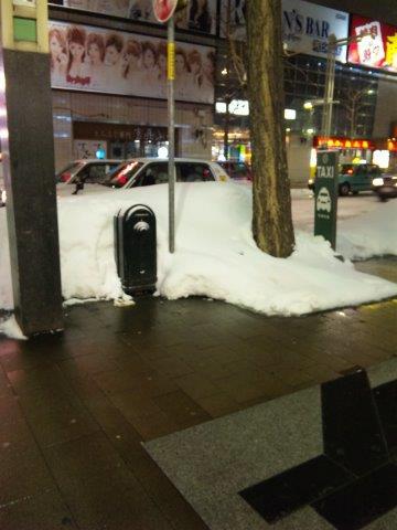 札幌の雪