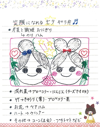 可愛いキャラ弁♪イラストから作ったお弁当！