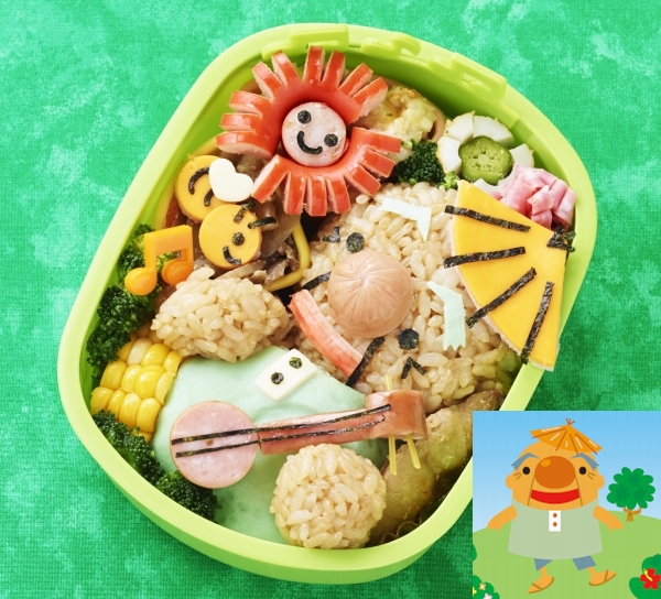 1月 2月 3月キャラ弁当カレンダー ａｕシカ 沖縄セルラー電話 島袋一恵の楽しい未来づくり