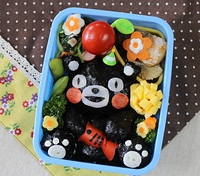 可愛いくまモン♪ゆるキャラ弁当！遅い？・・・