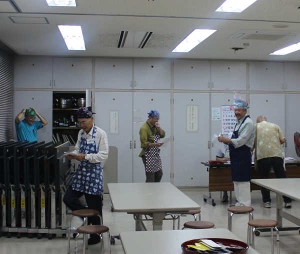 平均65歳！男料理キャラ弁教室♪ in 沖縄首里石嶺公民館
