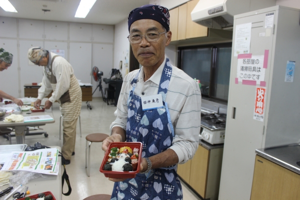 平均65歳！男料理キャラ弁教室♪ in 沖縄首里石嶺公民館