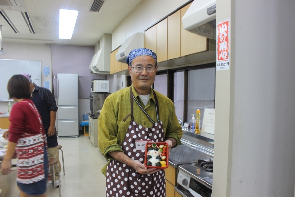 平均65歳！男料理キャラ弁教室♪ in 沖縄首里石嶺公民館