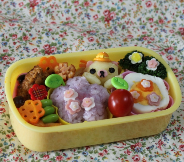 野菜でキャラ弁当！じゃがいも・かぼちゃマッシュ♪