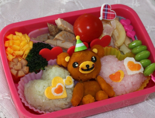 野菜でキャラ弁当！じゃがいも・かぼちゃマッシュ♪