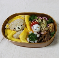 リラックマ　キャラ弁当　 2021/06/30 10:00:00