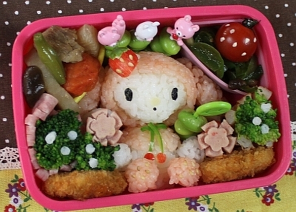 人気マイメロディのキャラ弁レシピ♪サンリオ弁当作り方！
