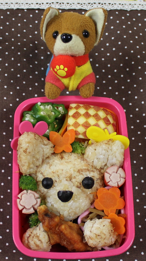 可愛い犬キャラ弁当♪チワワ！11日ワンワンの日
