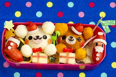 昨日発刊♪イオンおすすめレシピ12月号！クリスマスキャラ弁当