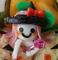ハロウィンキャラ弁当！今年も残り2ヶ月ですね。 2017/11/01 08:13:09