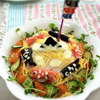 こどもの日鯉のぼりキャラ弁、お家ごはん 2021/04/27 10:00:00