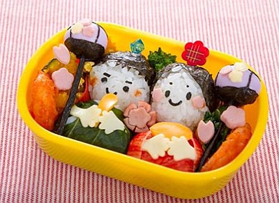 ひな祭りキャラ弁