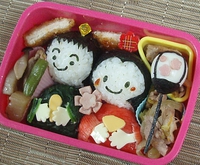 3月のメニュー　ひな祭りキャラ弁当 2022/03/20 17:19:18