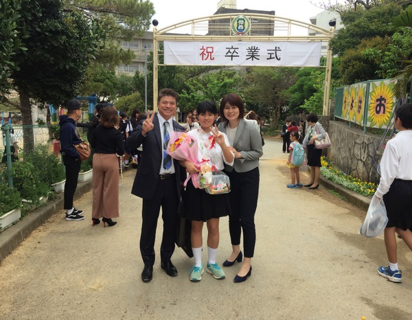 娘の小学校卒業式でした！