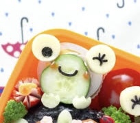 梅雨キャラ弁当　紫陽花　かたつむり