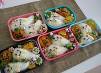 ハロウィンキャラ弁当　おばけかぼちゃ 2021/10/15 16:20:46