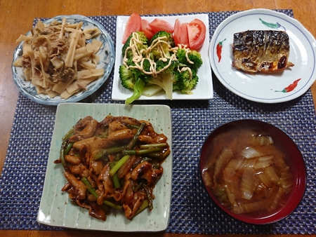 塩サバ こてっちゃんなど 糖質制限始めます